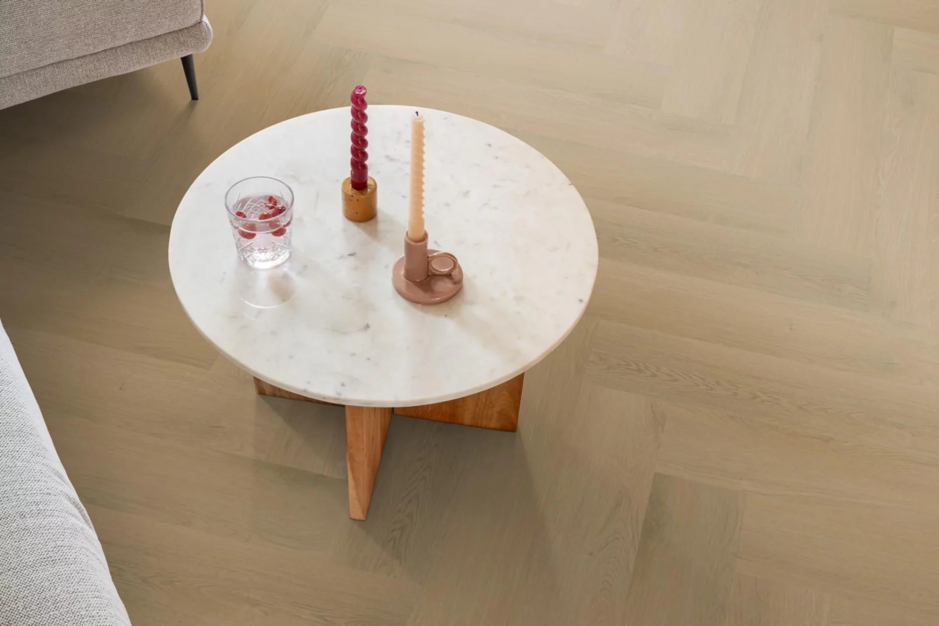 [6912761319] Spigato Navaro visgraat click light oak