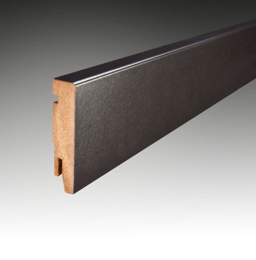 [435] Twist MDF Hoge Plint Zwart