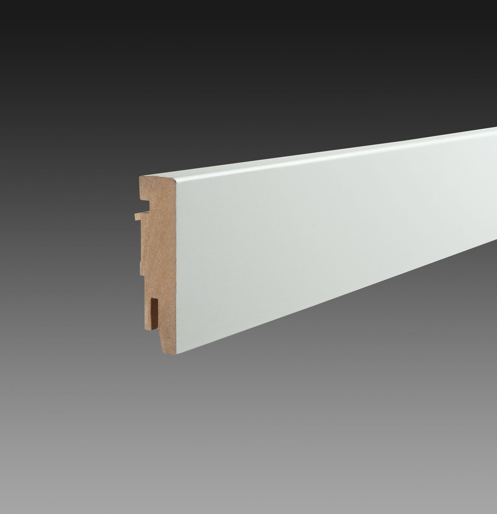 Twist MDF Hoge Plint Wit