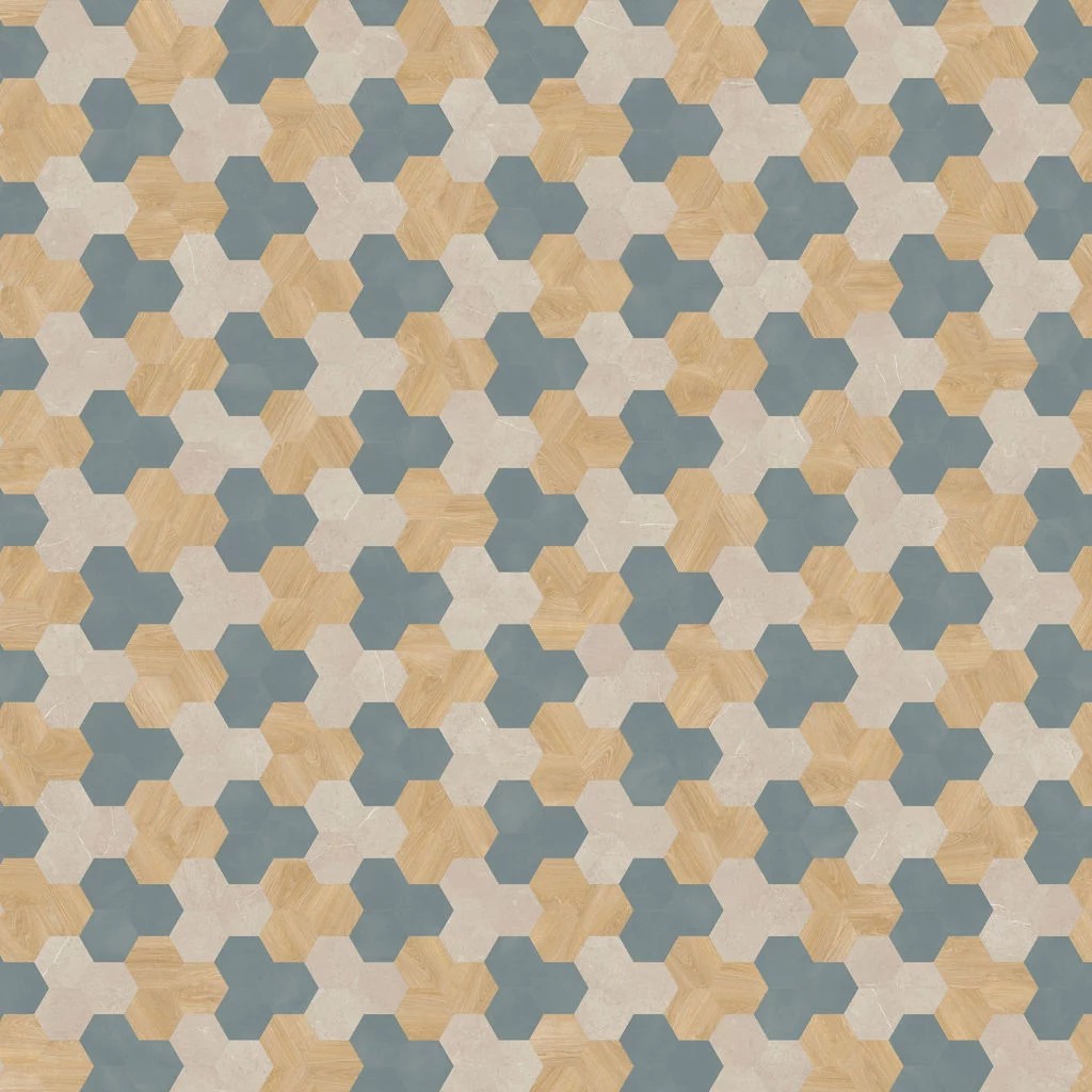 Moduleo Moods Hexagon Cluster 624 Specials Dryback