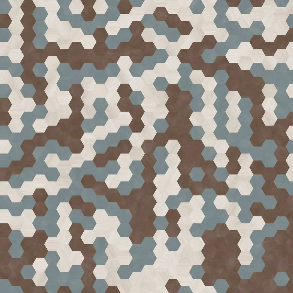 [MODULEO-MODMODPHEXA625HEX] Moduleo Moods Hexagon Trio 625 Specials Dryback